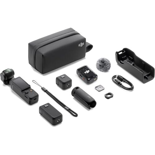 Amazon.com : DJI Osmo Pocket 3 Creator Combo Bundle with Clip-On